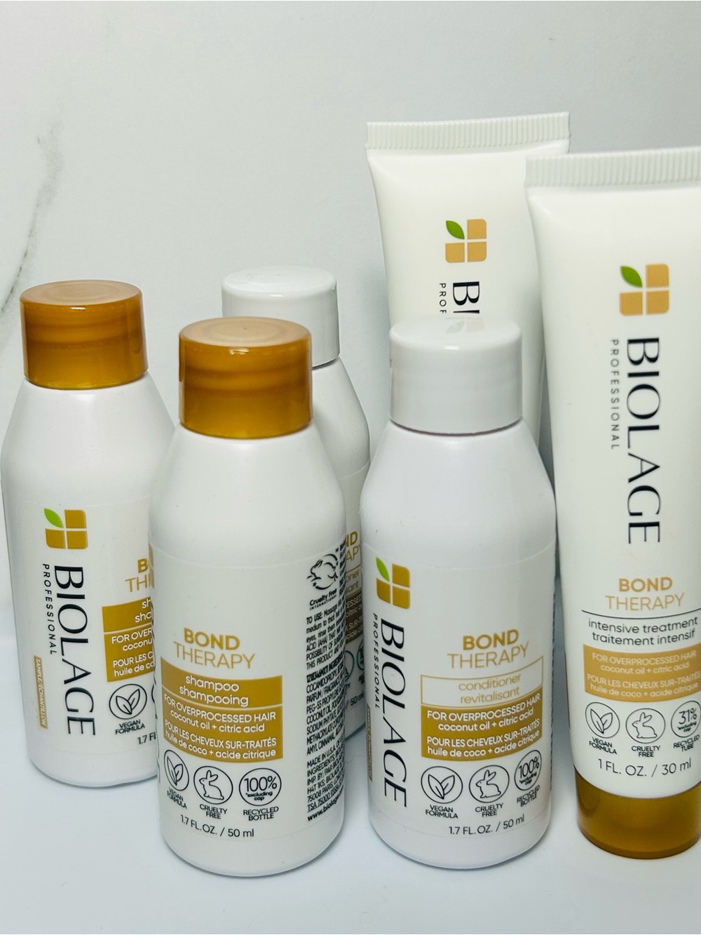 Biolage Bond Therapy Shampoo + Conditioner + Intensive Treatment - 2 sets